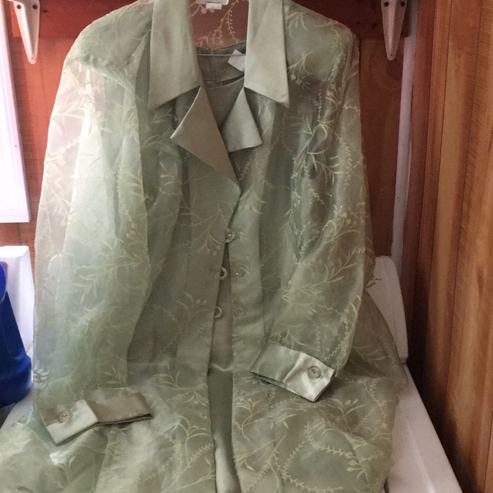 Green 2pc Dress